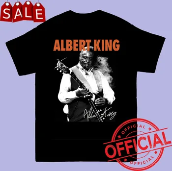 Вдохновленная Альбертом Кингом Черная фирменная футболка от S до 5XL в подарок фанату SS9374 с длинными рукавами