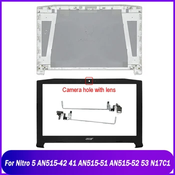 Новая Задняя Крышка Для ноутбука Acer Nitro 5 AN515-42 AN515-41 AN515-51 AN515-52 AN515-53 N17C1 ЖК-Задняя крышка Передняя Рамка Петли Белый