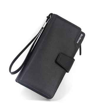 Мужской кошелек мода досуг бизнес простая сумка из искусственной кожи большой емкости с несколькими картами сумка для карт кошелек сумка для мобильного телефона
