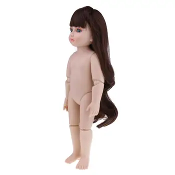 Шарик для девочки 45 см, соединенный для обнаженного тела куклы. Принадлежности для поделок из волос
