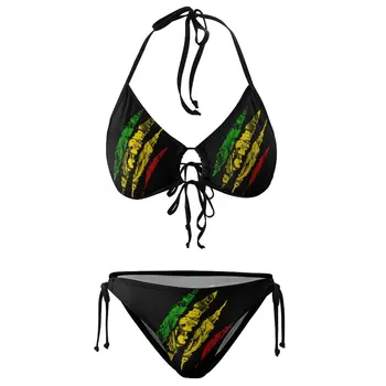 Высококачественное Экзотическое Бикини Warrior Lion of Judah King Rasta Reggae Jamaica Roots Classic_37766023Funny Novelty Bikini Swimming Co
