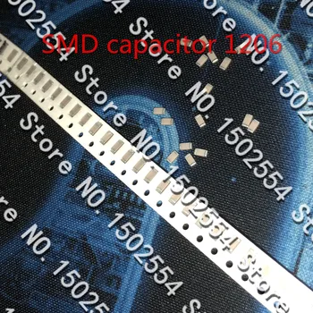 20 шт./ЛОТ SMD керамический конденсатор 1206 2.7нФ 272J 50V 500V 1000V 1KV NPO COG 5% высокой частоты