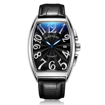 Aogulasic Люксовый бренд Автоматические мужские часы Модные Спортивные мужские часы для отдыха Водонепроницаемые деловые мужские наручные часы