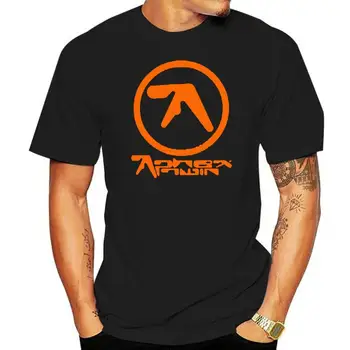 Новая мужская черная футболка с логотипом Aphex Twin Electro Music размером от S до 3XL