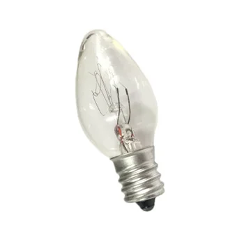 20 штук сменных ламп ночного освещения C7 E12 мощностью 7 Вт и соляной лампы, ламп накаливания из прозрачного стекла