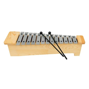 Пианино с алюминиевой пластиной на 13 динамиков, музыкальная игрушка для детей раннего возраста, пианино с ручным стуком