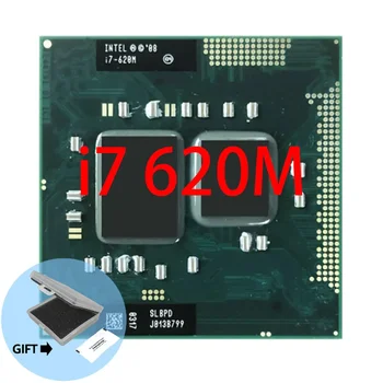 Intel Core i7-620M i7 620M SLBTQ SLBPD 2,6 ГГц Двухъядерный четырехпоточный процессор Процессор 4M 35W Socket G1 / rPGA988Ai7 620M