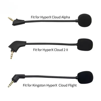 Гарнитуры с Микрофоном для Игровых Наушников Kingston HyperX Cloud Alpha S 2 II X Core Pro Cloud Flight Cloud9 Edition С Микрофонными Подушечками