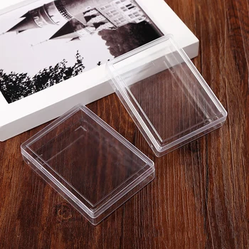 Прозрачные пластиковые коробки Контейнер для игральных Карт Футляр для хранения покерных карт Коробка