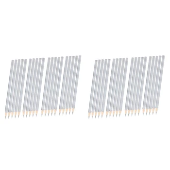 40 упаковок серебряных карандашей для сварщиков Металлический Серебряный маркировочный карандаш для строителей слесарей сантехников монтажников