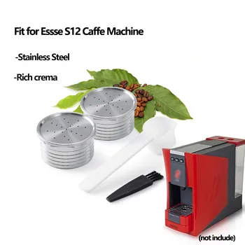 Многоразовая Кофейная капсула для Esse Caffe S12 Macchina для кофе Espresso Sistema Фильтры для кофе многоразового использования в капсулах из нержавеющей стали