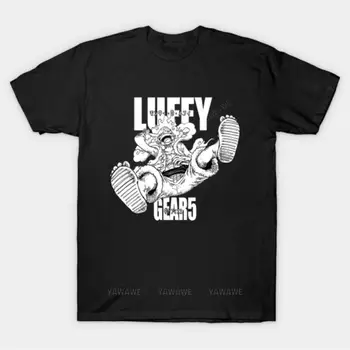 Новый модный бренд teeshirt хлопковая футболка Gear 5 Joy Boy Футболка мужская негабаритная с коротким рукавом черный топ унисекс повседневная футболка