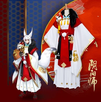 Игровой костюм Onmyoji для косплея Demon Fox Elegance, костюм для косплея, кимоно, униформа, костюм для косплея для взрослых