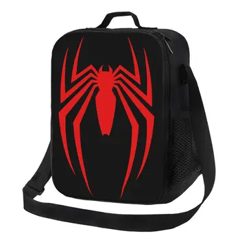 Кастом паук животное обед сумка тепловой охладитель обед коробка изолированный для школьников