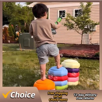 Новые 3шт поролоновые ступеньки для тренировки баланса, Сенсорные игрушки, Ходули, Игра для укладки камня, Игрушки для балансировки, Семейная игра для малышей