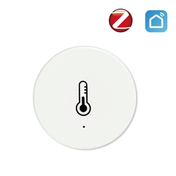 Датчик температуры и влажности ZigBee с функцией будильника Управление приложением Внутренний умный счетчик Мини Беспроводной для дома офиса склада