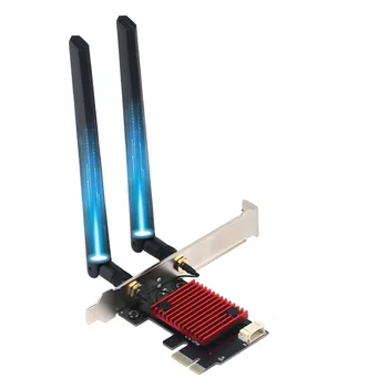 WiFi 6 PCIE WiFi Карта AX200 Bluetooth 5,2 3000 Мбит/с 802.11AX Двухдиапазонный PCIe Беспроводной Сетевой Адаптер для ПК Windows10/11