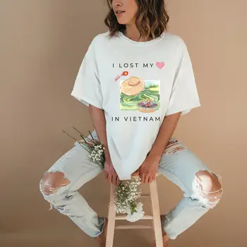 Я потерял Свое Сердце во Вьетнамской рубашке, Вьетнамской футболке, Вьетнамской