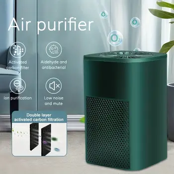 Портативный Очиститель воздуха USB С низким уровнем шума, Запахом Формальдегида, Удалением пыли, угольных фильтров дыма, Эффективным очистителем воздуха Smart Ho
