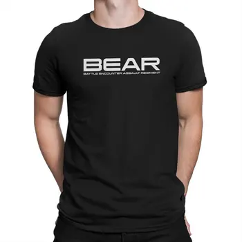 Футболка Escape From Tarkov Bear с графическим рисунком, мужские топы из полиэстера, винтажная готическая летняя уличная одежда, футболка Harajuku