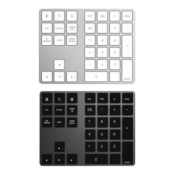 Беспроводная цифровая клавиатура Bluetooth 3.0 с 34 клавишами Цифровая клавиатура для бухгалтера Windows IOS Mac OS Android ПК планшет ноутбук