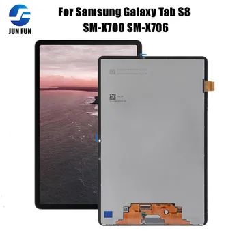 11-дюймовый ЖК-дисплей Для Samsung Galaxy Tab S8 SM-X700 X706 X706B X706U X706N ЖК-дисплей + Дигитайзер с Сенсорным Экраном в сборе