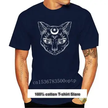 Camiseta bohemia de gato negro para Halloween, camiseta gótica de tatuaje de brujería, gran oferta, novedad de 2021