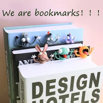 Материал ПВХ, креативные книжные маркеры, 3D стерео, милые мультяшные закладки с животными, офисные школьные канцелярские принадлежности для подарочной закладки