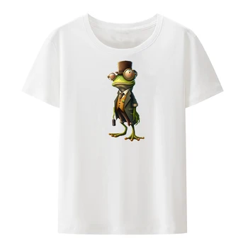 Мужские Хлопчатобумажные футболки Mr. Toad с графическим рисунком, Футболки, Топ, Одежда Y2k для Женщин, Отаку, Портрет для отдыха, Женская одежда в том же стиле