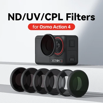 Для DJI Action 4 Водонепроницаемый фильтр для DJI Action 4 Защитный объектив Аксессуары для спортивной камеры