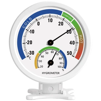 Гигрометр Термометр Влажности в помещении и на улице 3-дюймовый Измеритель влажности Монитор с настольной подставкой