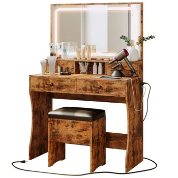 Трансграничные поставки Amazon Туалетный столик для спальни Стол для макияжа Панельная мебель Простая Заводская оптовая торговля