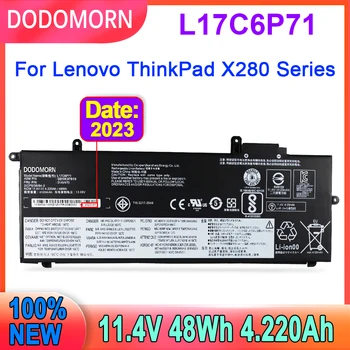 DODOMORN Новый Аккумулятор Для Ноутбука L17C6P71 Lenovo ThinkPad X280 01AV470 01AV471 01AV472 L17M6P71 L17L6P71 SB10K97617 SB10K97619