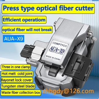 Высокоточный AUA-X9 FTTH для холодного соединения/ термоплавкого станка для резки оптического волокна с 24 поверхностными лезвиями 3-в-1 крепежный режущий инструмент