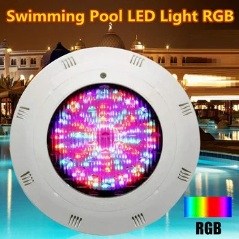 1 Комплект 12 В 18 Вт светодиодный светильник для бассейна Подводные светодиодные фонари с возможностью изменения цвета RGB IP68 с пультом дистанционного управления (18 Вт)