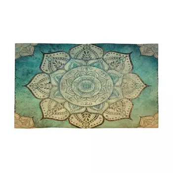 Выцветшая Индийская Мандала Старинные полотенца с Мандалой для Медитации Полотенце для лица Пляжный Коврик Полотенце для ванны Большое пляжное полотенце Xxl