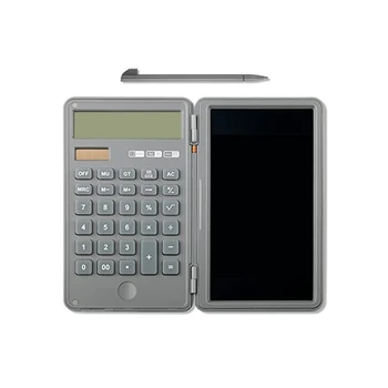 Калькулятор, 12-значный дисплей Настольные калькуляторы со стираемым письменным столом, карманный калькулятор двойного питания на солнечной батарее