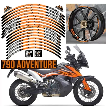 Наклейка на колесо мотоцикла, светоотражающие полосы для гоночного обода и ступицы, наклейки, аксессуары для KTM 790 Adventure 790ADV ADV
