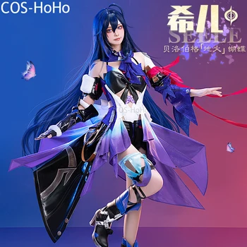 Игровой костюм COS-HoHo Honkai: Star Rail Seele, Великолепная Сексуальная Прекрасная униформа, косплей костюм для вечеринки в честь Хэллоуина, Наряд для ролевых игр для женщин