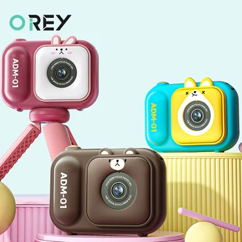Милые дети Детская камера Развивающие игрушки Камера видеомагнитофона 2,4 дюймовый Ips HD экран Детская камера для подарка детям на день рождения