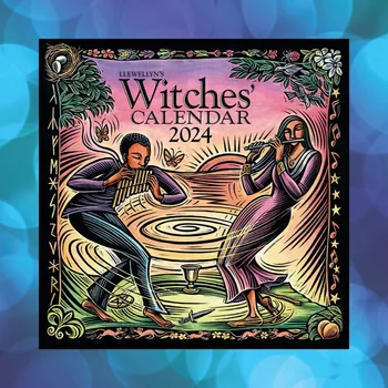 Товары для календаря ведьм Декор дома 2024 Календарь 2024 Ведьмин календарь (Calendar) Простой в использовании 30 X 30 см