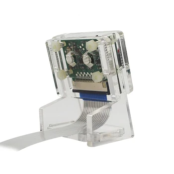 Акриловый держатель мини-камеры Ov5647 Прозрачный кронштейн веб-камеры для камеры Raspberry Pi 3