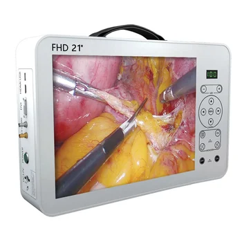 Портативный эндоскопический аппарат 4 в 1 с разрешением Full HD, Хирургический 21-дюймовый медицинский эндоскоп, система камер со светодиодным источником света, лапароскопический