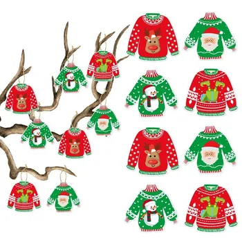 Подвески для свитеров для рождественской вечеринки, украшения, домашний декор, 2024