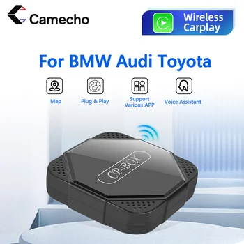Мини-ключ Camecho CarPlay USB Ai Box Оригинальный автомобильный проводной CarPlay к беспроводному CarPlay для BMW Audi Toyota