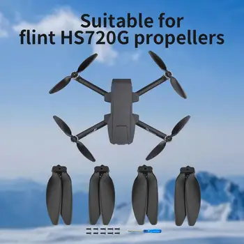 4шт Пропеллеры Дрона Совместимы Для Holy Stone HS720G Rc Quadcopter Комплект Лопастей Пропеллера Запасные Части