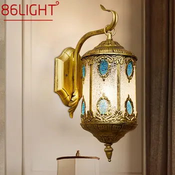 86LIGHT Настенный светильник в средиземноморском богемном стиле, креативный светильник, бра, светодиодный декор для домашней спальни
