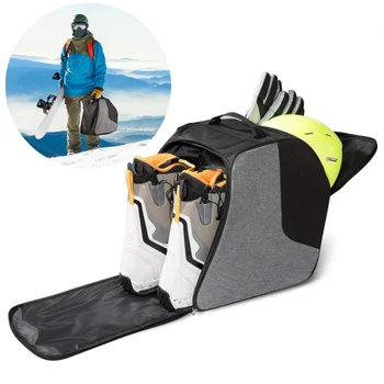 Сумка для лыжных ботинок, легкая водонепроницаемая сумка для лыжного снаряжения, противоскользящая дорожная сумка для лыжных шлемов, очков, перчаток, хранения лыжной одежды