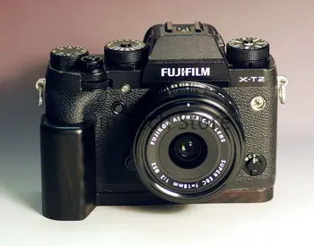Деревянная Ручка ручной работы, L-образная пластина для камеры Fuji Fujifilm X-T2 XT2