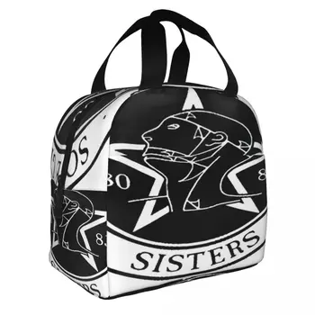 Группа Sisters Of Mercy Новая волна пост-панк, готический рок, лучший логотип классического альбома One Lunchbag